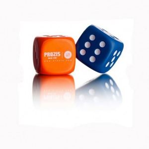 Promotional PU Foam Dice Stress Ball Cube Square Toy Balls for Relaxation and Fun 5.5cm Square - Product Image 4
