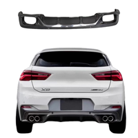 Kit de Spoiler Arrière et de Diffuseur Arrière Style 3D Amélioré en Fibre de Carbone Véritable pour X2 F39