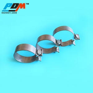 Abrazaderas de tubo de escape de acero inoxidable, 2,5 pulgadas - Product Image 4