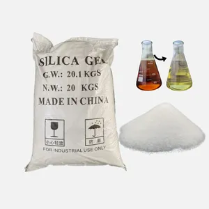 Prodotto chimico di rimozione del colore dell'olio esausto del gel di silice di colore bianco puro di elevata purezza della cina