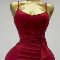 Nouvelle Robe de Soirée Mixi Plissée Élégante pour Femme, Épaules Dénudées, Dentelle, Manches Longues, Sexy et Froncée, Collection Printemps 2026