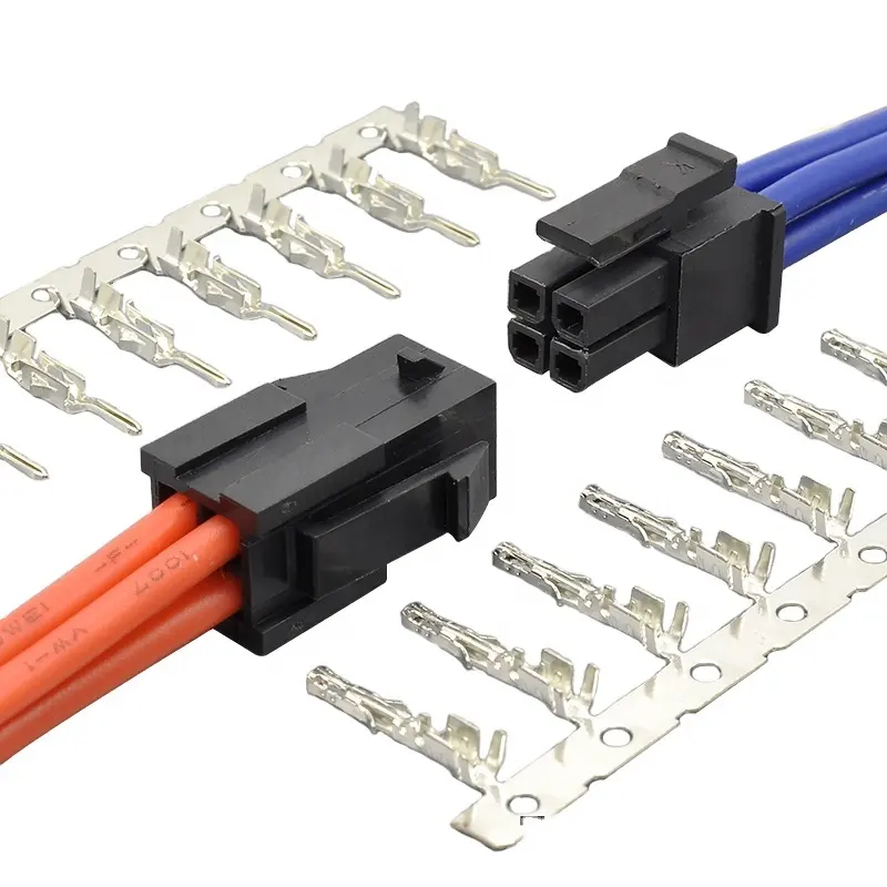 KR3000 Molex Micro Fit 3.0 3.0mm kawat Pitch ke kawat laki-laki perempuan wadah kabel perumahan konektor 2 3 4 5 6 7 8 POS Pin