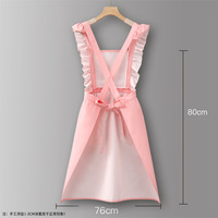 Tablier de princesse réutilisable en polyester avec logo personnalisé, résistant à l'huile et à l'eau, pour le travail et la cuisine