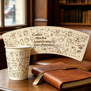 Vaso de Papel Ecológico de <span class=keywords><strong>Pared</strong></span> Simple Más Vendido, Recubierto de PE de Grado Alimenticio con Logotipo Personalizado para Vino y Bebidas - Product Image 4
