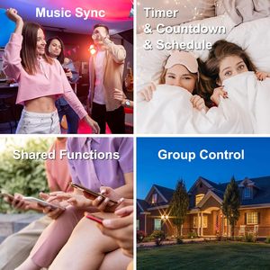 Plafoniera LED Antela Modello LCW511 20W 2200Lm con Controllo WiFi, Stile Moderno, Montaggio a Superficie, Eco-Friendly, Intelligente e Modificabile per Smart Home - Product Image 3