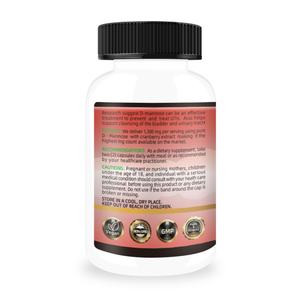 Suplemento de D-Manosa 1300mg con Extracto de Arándano para Adultos, Apoya la Salud del Tracto Urinario, Cápsulas Herbales de D-Manosa - Product Image 5