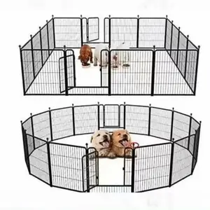 Parc Portable pour chien, chiot, clôture de fil de clôture, Cage pour chien