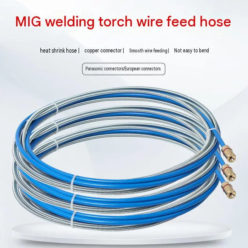 Wire Feed Liner/Spring for Gas-Shielded <strong>Welding</strong> (200A/350A/500A) Wire <strong>Guide</strong> Tube for MIG/MAG <strong>Welding</strong> Torch Wire Feeders