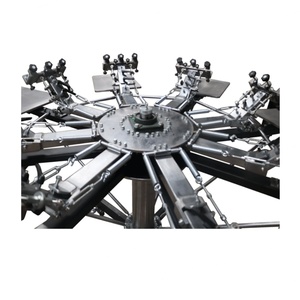 Impresora de serigrafía manual de alta precisión Octopus para prendas, multicolor, con componentes de motor PLC para impresora de tubos agrícola - Product Image 2