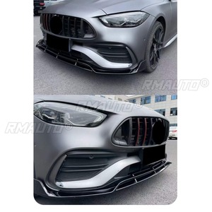 ลิ้นกันชนหน้ารถยนต์ สีดำเงา สำหรับตกแต่งรถยนต์เมอร์เซเดสเบนซ์ ซี-คลาส W206 ปี 2022+ อุปกรณ์ตกแต่งรถยนต์ - Product Image 6