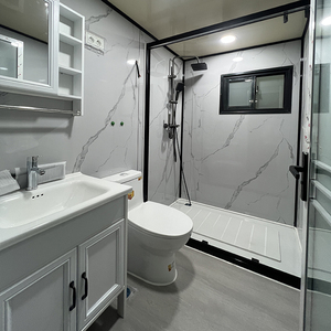 Casa Contenedor Modular de Acero de Lujo Moderna Prefabricada de 20 pies con 2 Dormitorios, Expandible, Precio de Venta - Product Image 4