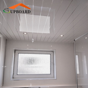 Không Thấm Nước Lồng Vào Nhau Trang Trí Đình Chỉ Giả Gạch Roof Stretch Nhựa PVC Strip Trần <span class=keywords><strong>Panel</strong></span> - Product Image 2
