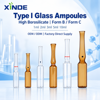 Personnalisation OEM/ODM d'ampoules en verre transparent avec ampoules en verre borosilicate de haute qualité, formes B et C