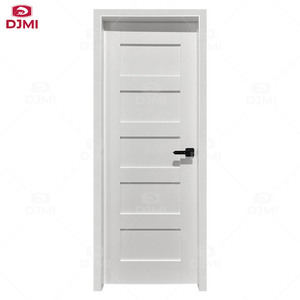 Morden su misura pannello porta bianco adescato Prehung interno Shaker porta solido nucleo in legno porta interna <span class=keywords><strong>lastra</strong></span> di porta - Product Image 4