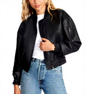 แจ็กเก็ตหนังแกะสำหรับผู้หญิงเสื้อโค้ทแบบใหม่เสื้อโค้ทหนังแกะบุขนแกะสำหรับฤดูหนาว - Product Image 1