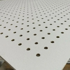 Tấm hấp thụ âm thanh đục lỗ trần phòng máy cách âm canxi silicat chống cháy Composite thạch cao - Product Image 4