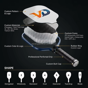 PRE-ORDEN 2026: Pala de Pickleball Ben Johns Pro V 16mm 14mm GEN 5 con Estructura Cinética de Fibra de Carbono, Aprobada por USAPA UPA-A - Product Image 6