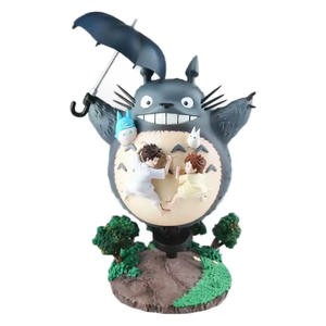 โมเดลตั้งโต๊ะลายการ์ตูนโทโทโร่จากอนิเมะของฮายาโอะ มิยาซากิ ทำจากวัสดุ PVC สองมิติ รูปปั้นน่ารัก ช่วยผ่อนคลาย เหมาะสำหรับเป็นของขวัญ - Product Image 5