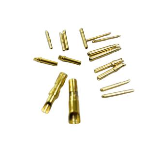 Клеммные соединители Crown Spring, услуги ЧПУ-обработки, латунные штыревые разъемы, соединители для автомобильной электроники, бренд Hongsheng - Product Image 1