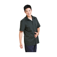 Bestseller Plus Size Korte Mouw Blauw Industriële Custom Mens Monteur Werkkleding Shirts