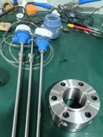 Thermocouple assemblé avec bride de montage filetée, antidéflagrant, transducteur RTD PT100 4-20mA en acier inoxydable IP68, OEM ODM