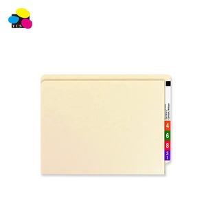 <span class=keywords><strong>100</strong></span>% Tái Chế 11pt Manila Giấy 1Pocket End Tab Thẳng Thư Mục Tệp Manila Với Ốc Vít - Product Image 4