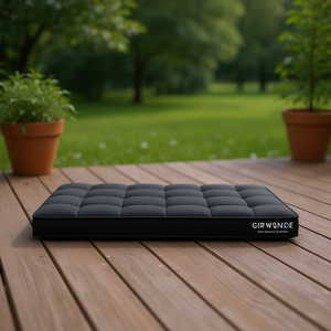 Coussin de banc de jardin 43,3x19,7x2,8 pouces en tissu Oxford résistant à l'eau, rectangulaire, couleur unie, pour usage extérieur toute saison - Product Image 2