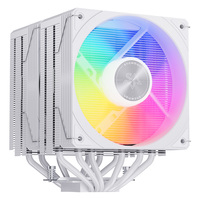 Refroidisseur de processeur SNOWMAN AX660 ARGB DUAL TOWERS, 6 tuyaux, 76,8 CFM, haute performance, compatible AM5 AM4 INTEL TDP260W