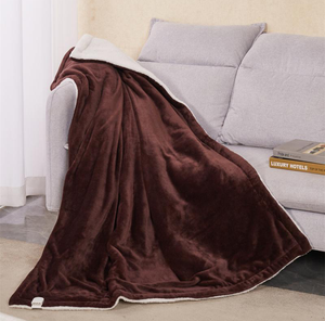 European Power <strong>Electric</strong> <strong>Heated</strong> <strong>Throw</strong> 6 Temperature Settings Flannel <strong>Electric</strong> <strong>Blanket</strong> Waterproof Overheat Protection Household - Product Image 2