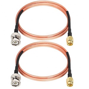 Sma Male to Bnc Male RG316 50ohm RF <strong>Coaxial</strong> <strong>Cable</strong> <strong>for</strong> Wireless LAN Devices &amp; Wi-Fi Radios <strong>for</strong> External <strong>Antenna</strong> Applications - Product Image 1