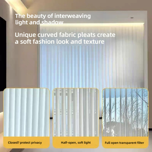 Rideau intelligent électrique vertical pour balcon de salon, occultant, protection solaire, isolation thermique, <span class=keywords><strong>baie</strong></span> <span class=keywords><strong>vitrée</strong></span>, rideau de rêve - Product Image 4