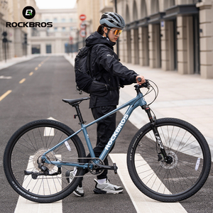 ROCKBROS personnalisé 10 vitesses hommes femmes Fitness route VTT <span class=keywords><strong>29</strong></span> <span class=keywords><strong>pouces</strong></span> disque aluminium hydraulique petit Portable Variable - Product Image 5