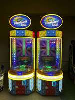 Machine de jeu d'arcade à pièces de monnaie pour parc d'attractions, machine à loterie à chute de boules, distributeur automatique de boules rebondissantes, équipement de divertissement