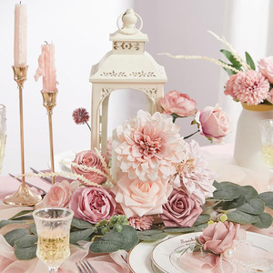 Flores artificiales <span class=keywords><strong>de</strong></span> seda Rosa polvoriento para <span class=keywords><strong>boda</strong></span> Ramos <span class=keywords><strong>de</strong></span> novia <span class=keywords><strong>Pastel</strong></span> <span class=keywords><strong>DE</strong></span> <span class=keywords><strong>BODA</strong></span> Centros <span class=keywords><strong>de</strong></span> mesa Baby Shower Cumpleaños - Product Image 4