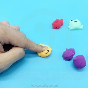 New Arrival Soft Mini Cute Animal Squishy Mochi TPR Stress Relief Squeeze Decompression <b>Fidget</b> Sensory Toys for Ages - Product Image 4