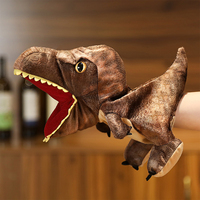 Chiens et chats de compagnie marionnette interactive avec dinosaure marionnette à main en peluche jouet parent-enfant jeu éducation précoce accessoires de Performance poupée