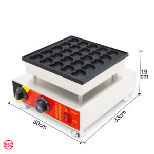 <span class=keywords><strong>Gaufrier</strong></span> commercial électrique multi-mode à 35 cavités en forme de cœur, four de cuisson avec plaque de cuisson antiadhésive, idéal pour les snacks et les démarrages de production - Product Image 4