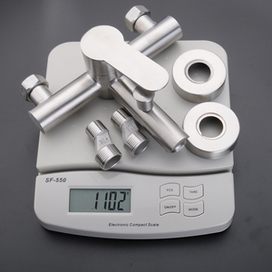 Gắn Tường Phòng Tắm SUS304 Vòi Hoa Sen Vòi Đơn Xử Lý Tắm Và Vòi Hoa Sen Mixer Vòi Thép Không Gỉ Tắm Vòi - Product Image 4