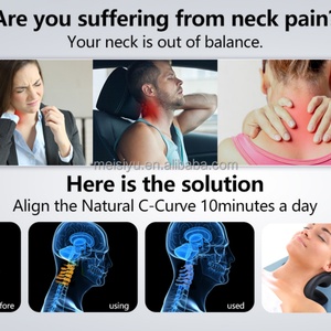 Home Use Custom Design <b>Neck</b> Massager <b>Neck</b> <b>Pillow</b> with Heat Compression - Product Image 2