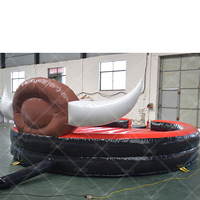 Matelas gonflable mécanique personnalisé pas cher, lit gonflable, tapis de saut, château gonflable pour machine de rodéo à vendre