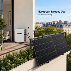 Sistema Solar para Balcón Balkonkraftwerk, Batería LiFePO4 de 2.56kWh, Microinversor Conectado a la Red de 800W <span class=keywords><strong>BLUETTI</strong></span> para el Mercado Alemán - Product Image 5