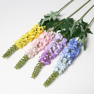 Lichao - Lirios Artificiales de Cola de Zorro, Flores de Seda en Colores Morado, Amarillo, Rosa, Azul, Verde, Rojo, Blanco, Champán y Morado Oscuro, para Decoración de Bodas y Hogar - Product Image 2