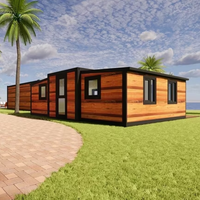 Maison préfabriquée modulaire intelligente, extensible, type conteneur, avec design compatible solaire pour une vie hors réseau