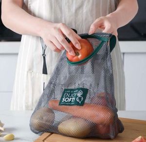 Kitchen Fruits and Vegetables in Hanging Pocket of the Bathroom Cabinet Receive Mesh <b>Bags</b> - Product Image 4