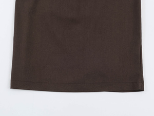 Vestido Halter Largo Casual de <span class=keywords><strong>Moda</strong></span> para Mujer, Color Marrón, Sin Mangas, con Espalda Descubierta y Abertura Lateral - Product Image 4