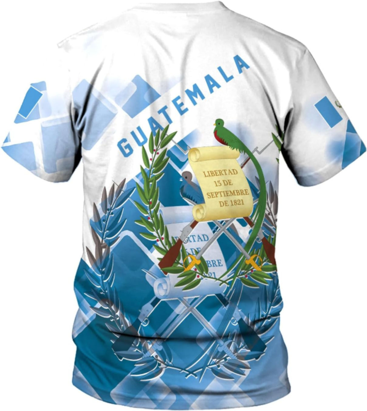 Fitspi Venta al por mayor Guatemala Camisa 3D Guatemala Camisas Bandera de  Guatemala Camisas, Orgullo guatemalteco Camiseta para hombres y mujeres