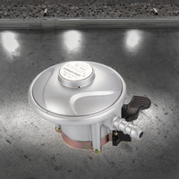 Régulateur de pression d'air pour cuisson domestique LONGTIME V80 certifié CE EN16129, 30 mbar, GPL, cuisson sous pression au propane, garantie 3 ans