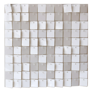 Pannello Murale Quadrato con Paillettes Lucide e Glitterate, Sfondo Argento e Oro Scintillante per Decorazioni di Laurea, Compleanno, Matrimonio - Product Image 2