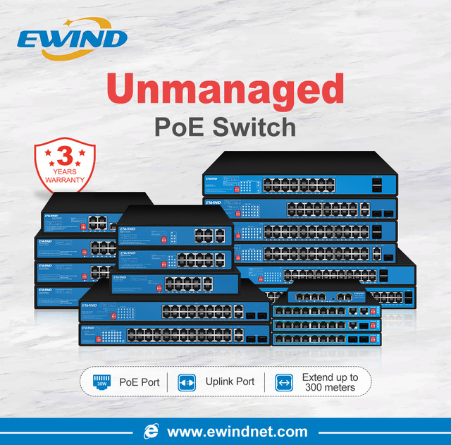 IP Camera Wireless AP POE Camera Network Switch Board 4 Port POE Switch Gigabit