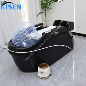 เก้าอี้นวดสระผมไฟฟ้า KISEN พร้อมอ่างสระผม สำหรับทำทรีทเมนท์หน้าและสปาผม - Product Image 2